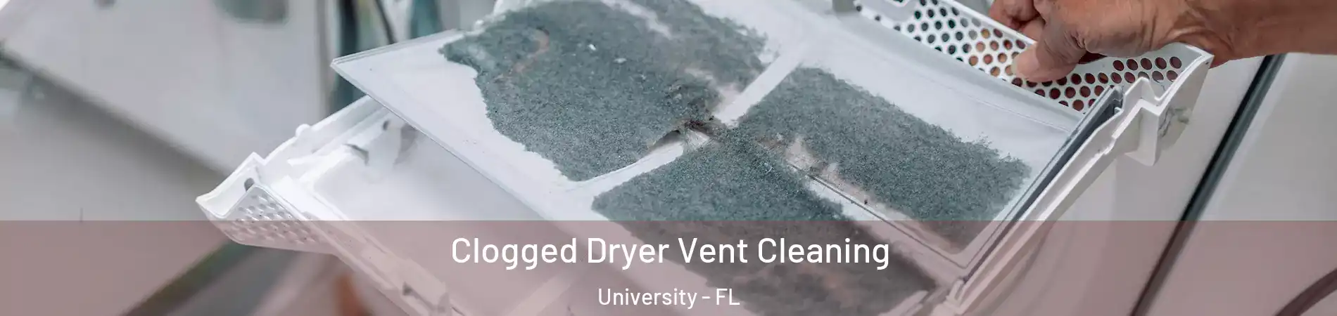  Clogged Dryer Vent Cleaning University - FL