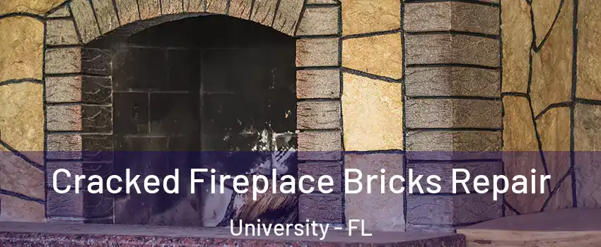  Cracked Fireplace Bricks Repair University - FL