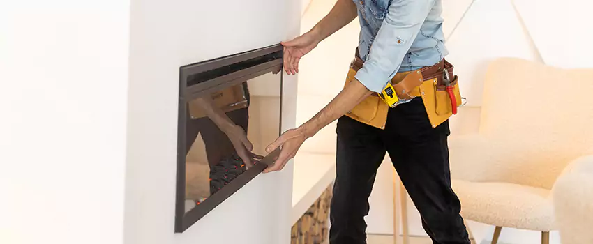 Metal Fireplace Installation in University, Florida