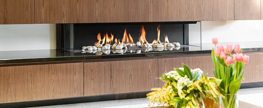 Double-height Fireplace Design Refurbishment in University, Florida