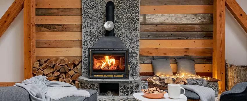Thelin Hearth Products Direct Vent Gas Stove Fireplace Inspection in University, Florida